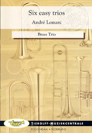 6 easy Trios for 2 trumpets and horn score and parts