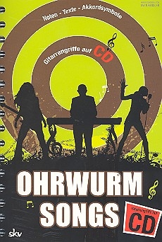 Ohrwurm-Songs (+CD) Noten/Texte/Akkorde Songbook