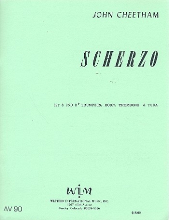 Scherzo for 2 trumpets, horn, trombone and tuba score and parts