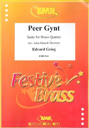 Peer Gynt Suite fr 4 Blechblser Partitur und Stimmen