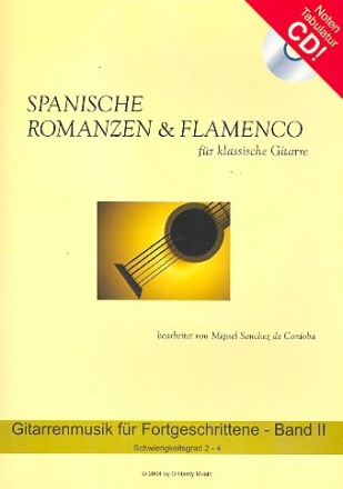 Spanische Romanzen und Flamenco Band 2 (+CD) fr Gitarre/Tabulatur