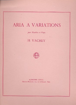 Aria a Variations pour hautbois et piano
