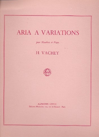 Aria a Variations pour hautbois et piano