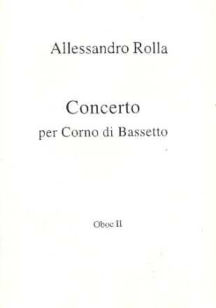 Concerto  per corno di bassetto Harmoniestimmen