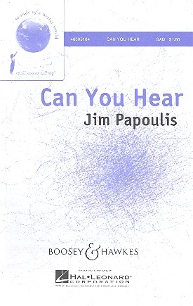 Can you hear fr gemischter Chor (SAB) und Klavier (Djemb und Kontrabass optional) Chorpartitur