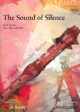 The Sound of Silence for 4 recorders (SSAA) score and parts