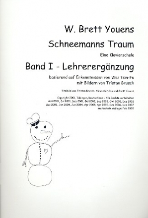 Schneemanns Traum Band 1 - fr Klavier Lehrerergnzungs