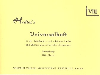 Halters Universalheft fr Blserensemble Heft 8