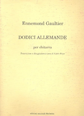 12 Allemande per chitarra