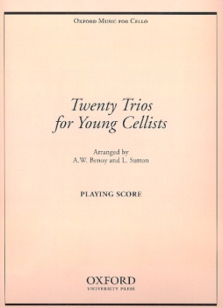 20 Trios for young Cellists for 3 cellos score