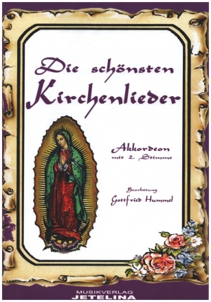 Die schnsten Kirchenlieder Band 1 fr Akkordeon (mit Texten und Akkordeon)