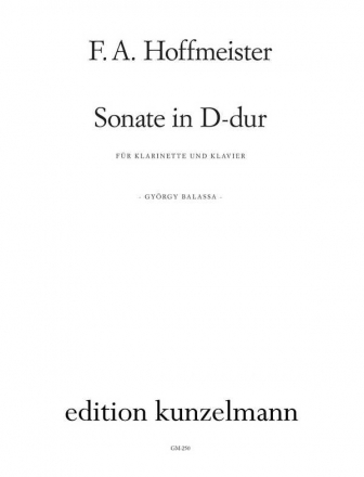 Sonate D-Dur fr Klarinette und Klavier