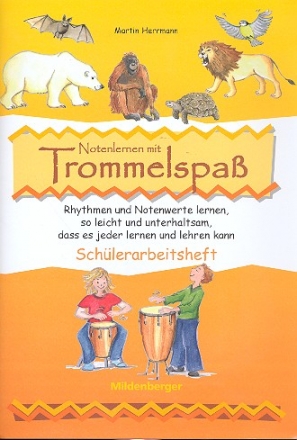 Notenlernen mit Trommelspa Schlerheft