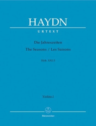 Die Jahreszeiten HobXXI:3 fr Soli, Chor und Orchester Violine 1