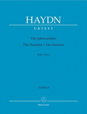 Die Jahreszeiten HobXXI:3 fr Soli, Chor und Orchester Violine 2