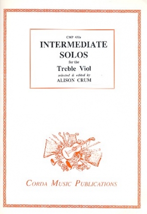 Intermediate Solos for treble viol and Bc (keyboard) score and parts