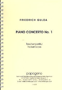 Konzert Nr.1 fr Klavier und Orchester Studienpartitur