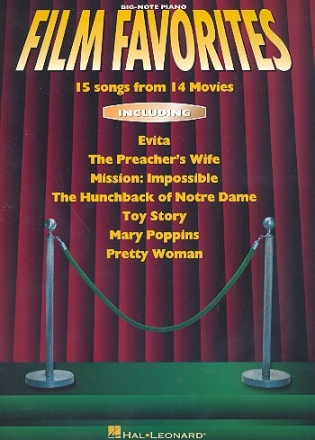 Film Favorites (+CD): for big-note piano