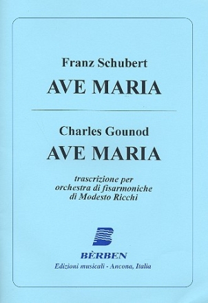 2 Ave Maria per orchestra di fisarmoniche partitura e parti