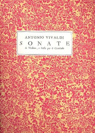 Sonate a violino e basso per il cembalo facsimile