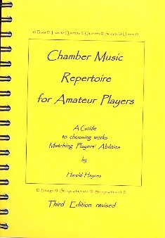 The Chamber Music Repertoire for Amateur Players a guide to choosing works matching players' abilities