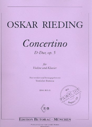 Concertino D-Dur op.5 (+CD) fr Violine und Klavier