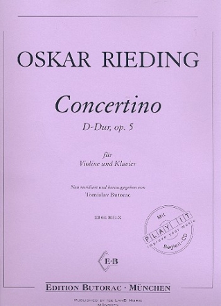 Concertino D-Dur op.5 (+CD) fr Violine und Klavier
