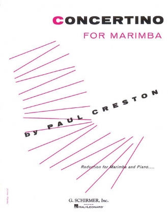 Concertino for marimbaphon and orchestra for marimbaphon and piano