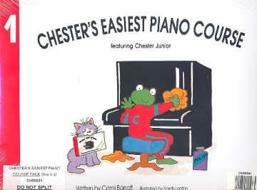 Chester's easiest Piano Course Pack Books 1- 3