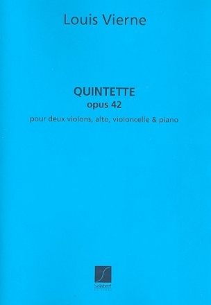 Quintette pour piano, 2 violons, alto et violoncelle op.42 parties