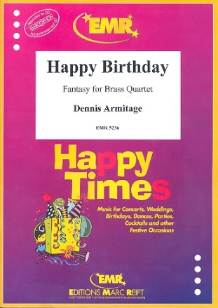 Happy Birthday Fantasy for brass quartet score+parts