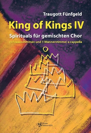 King of Kings Band 4 - 12 Spirituals fr gem Chor (SAAM) a cappella Partitur (en)