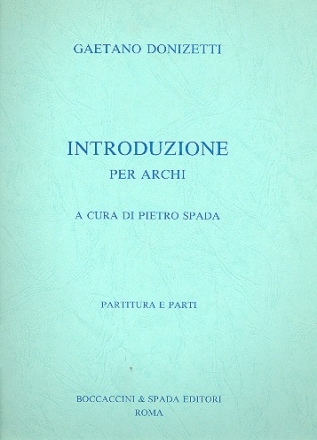 Introduzione per archi Partitura e parti
