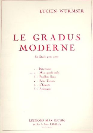 Main gauche seule  pour piano (main gauche)
