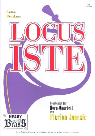 Locus iste  fr 4 Hrner Partitur und Stimmen