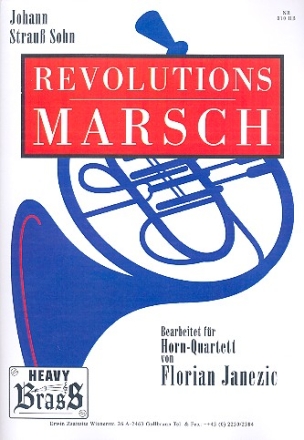 Revolutionsmarsch fr 4 Hrner Partitur und Stimmen