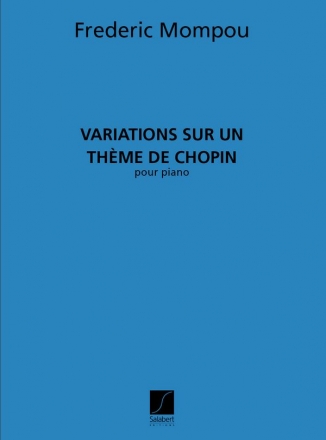 Variations sur un thme de Chopin pour piano