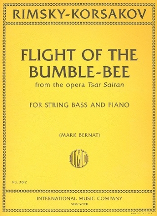 Flight of the Bumble Bee for string bass and piano