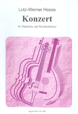 Konzert fr Mandoline und Streichorchester Partitur