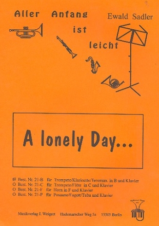 A lonely Day fr Trompete in B (Klarinette/Tenorsax.)  und Klavier