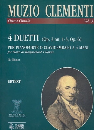 4 Duetti per pianoforte  (clavicembalo) a 4 mani partitura