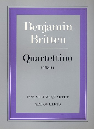 Quartettino for string quartet parts