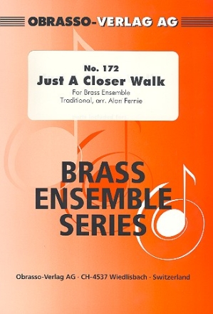 Just a closer Walk for brass ensemble score and parts