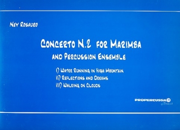 Concert no. 2 for marimba and percussion ensemble score and parts