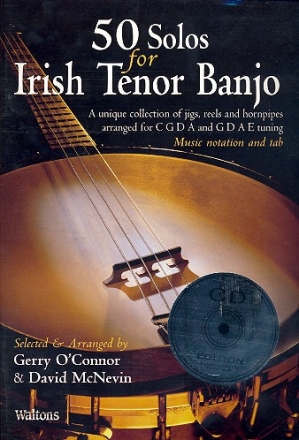 50 Solos (+CD) for Irish Tenor Banjo/tab