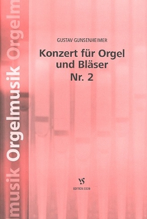 Konzert Nr.2 fr Orgel und Blser Spielpartitur