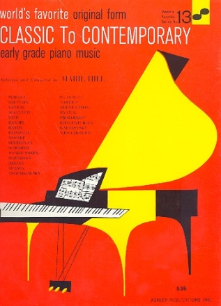 Classic to contemporary Early grade piano music