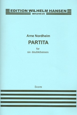 Partita for 6 doublebasses score,  archiv copy