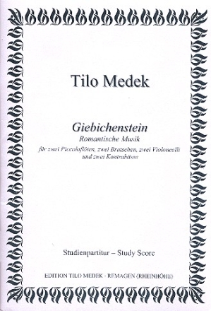 Giebichenstein fr 2 Piccoloflten, 2 Violen, 2 Violoncelli und 2 Kontrabsse Partitur und Stimmen