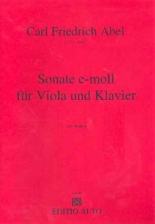 Sonate e-Moll fr Viola und Klavier